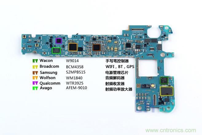 Galaxy Note5拆解，與S系列差距日漸模糊