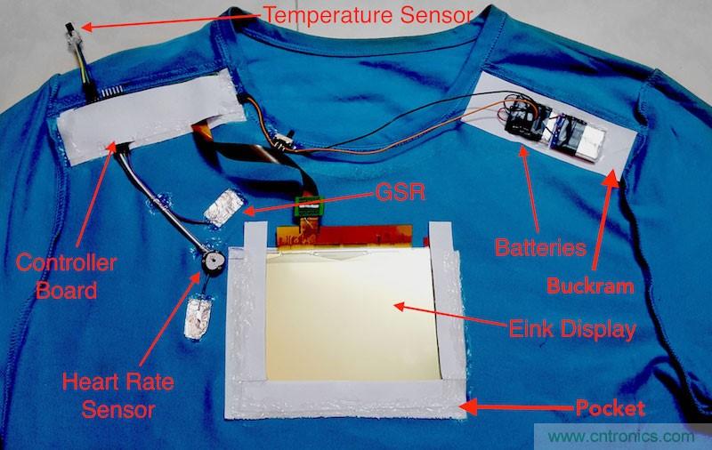 如何DIY一款能監(jiān)控個人情緒的電子T恤？