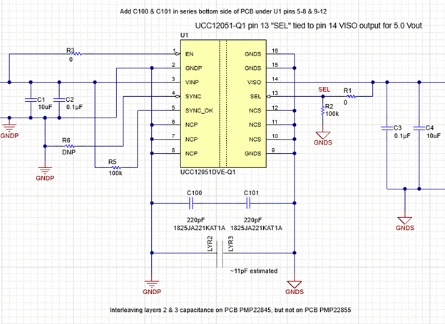 使用隔離式 DC／DC 轉換器的演示