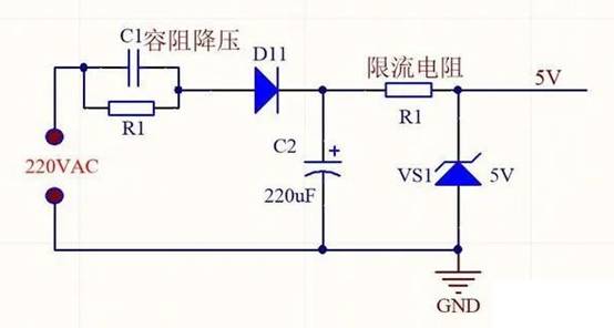 220V直接串聯(lián)電阻降壓5V能給手機(jī)充電嗎？